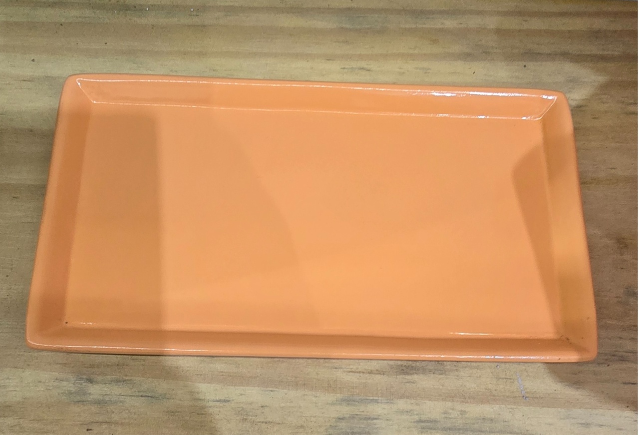 Travessa P Laranja Candy - Pegue e Dekore