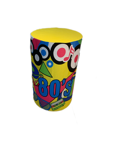 Capa de Cilindro Sublimado Anos 80’S G - Pegue e Dekore