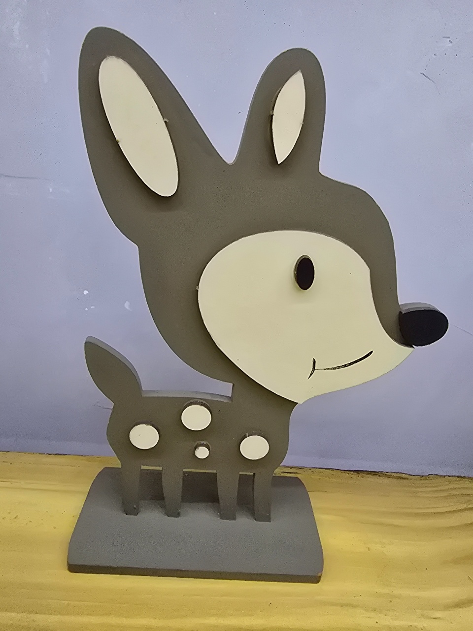 Display 3D Cervo - Pegue e Dekore