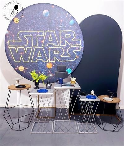 Star Wars (Mesas Trançadas/Mesas Diamante/Painel Lateral) - Pegue e Dekore