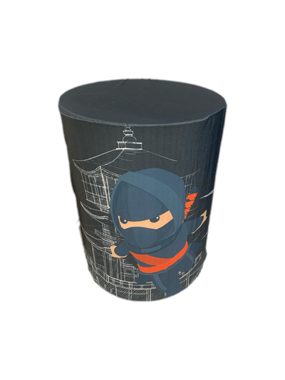 Capa de Cilindro Sublimado Ninja M - Pegue e Dekore