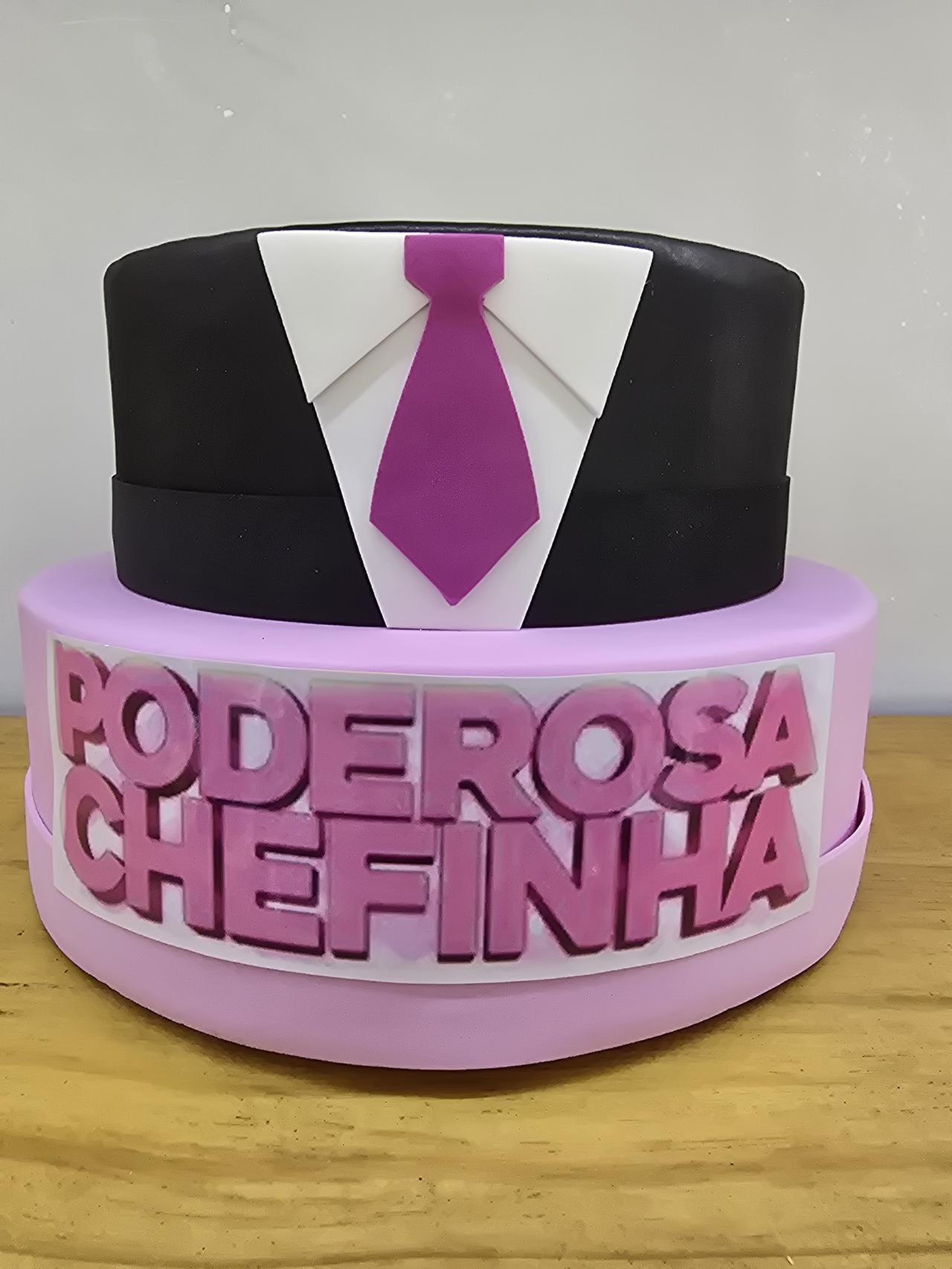 Bolo Fake Poderosa Chefinha - Pegue e Dekore