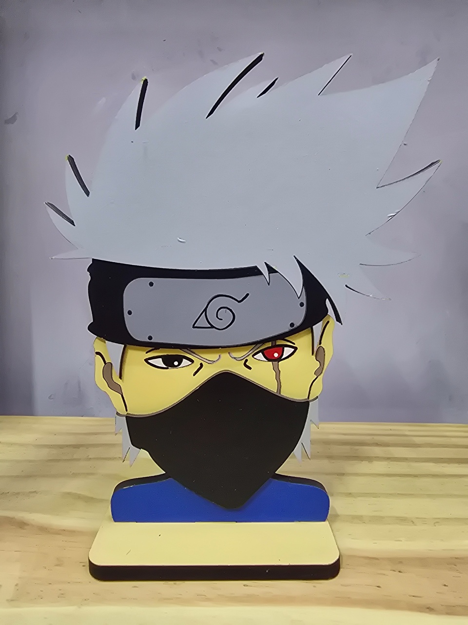 Display 3D Naruto Kakashi - Pegue e Dekore