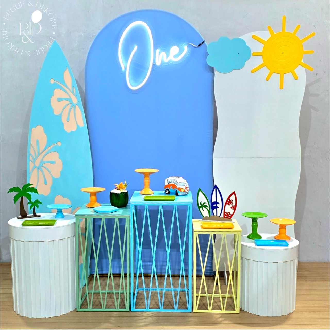 Kit Elegance Praia (K5919) - Coleção: Praia & Diversão - Pegue e Dekore