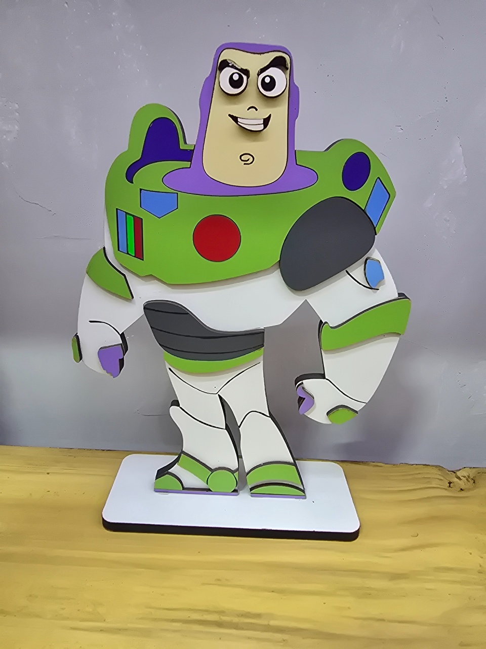Display 3D Toy Story Buzz - Pegue e Dekore