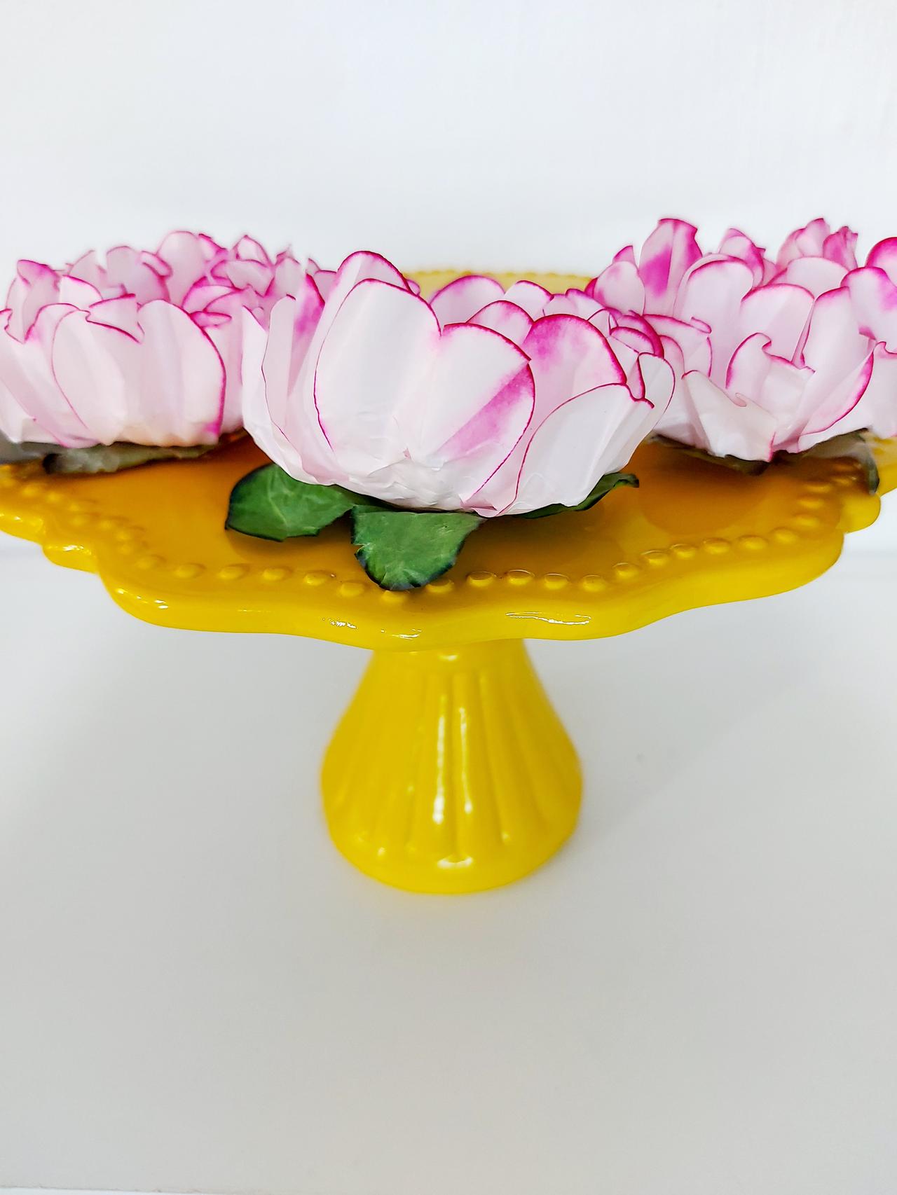 Boleira Imperial Romana M Amarelo Gema - Pegue e Dekore
