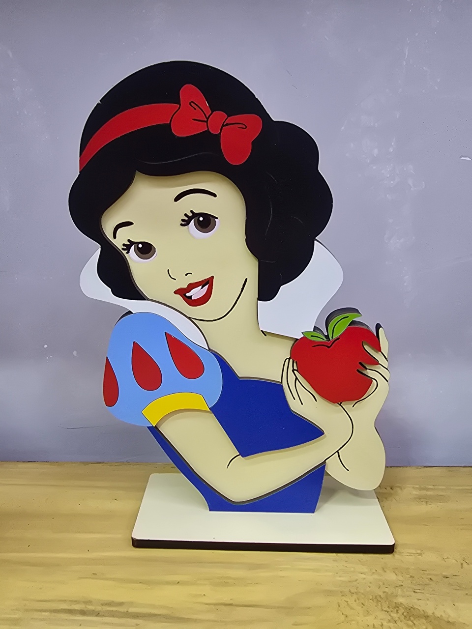 Display 3D Branca de Neve - Pegue e Dekore