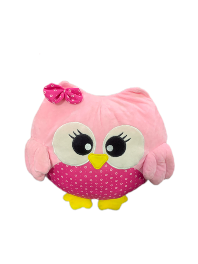 Pelúcia Coruja Rosa - Pegue e Dekore