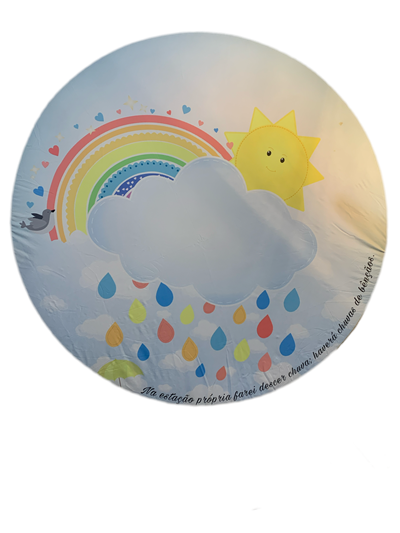 Painel Sublimado Chuva de Benção - Pegue e Dekore