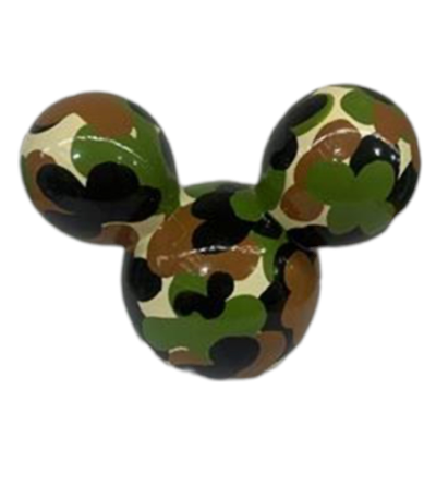 Cabeça Mickey Camuflada - Pegue e Dekore