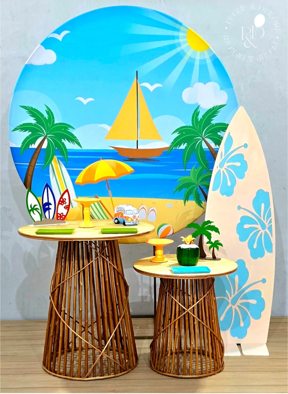 Kit Elegance Praia (K9104) - Coleção: Praia & Diversão - Pegue e Dekore