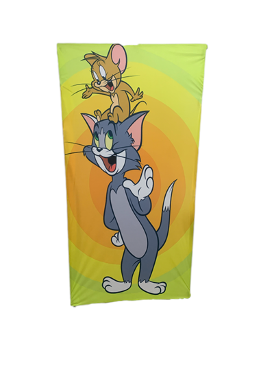 Capa de Lateral Sublimada Tom E Jerry - Pegue e Dekore