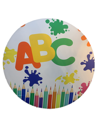 Painel Sublimado Abc - Pegue e Dekore