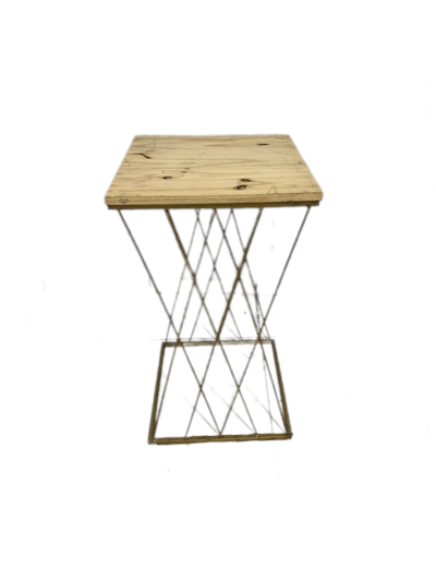 Mesa Trançada Dourada P - Pegue e Dekore