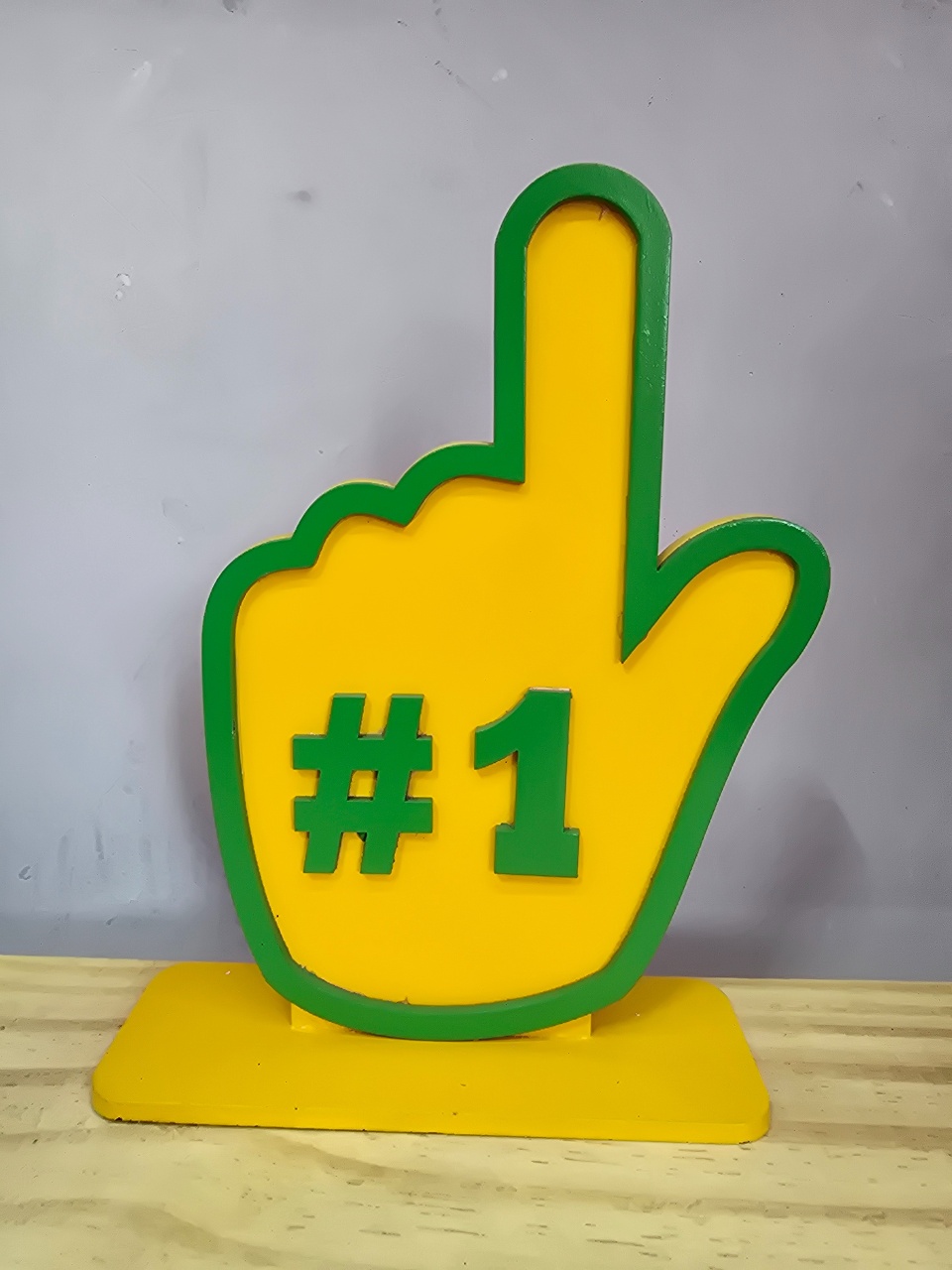 Display 3D Mãozinha Brasil Copa - Pegue e Dekore