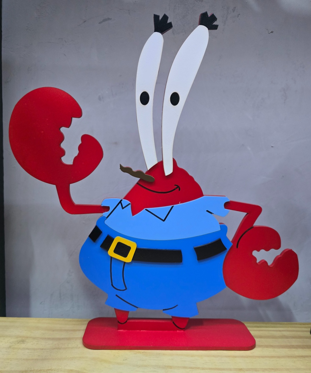 Display 3D Siriguejo Bob Esponja  - Pegue e Dekore
