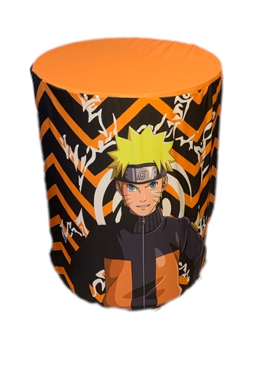 Capa de Cilindro Sublimada Naruto G - Pegue e Dekore