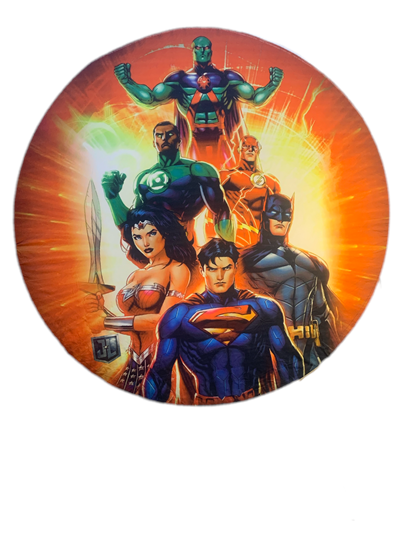 Painel Sublimado Liga da Justiça - Pegue e Dekore