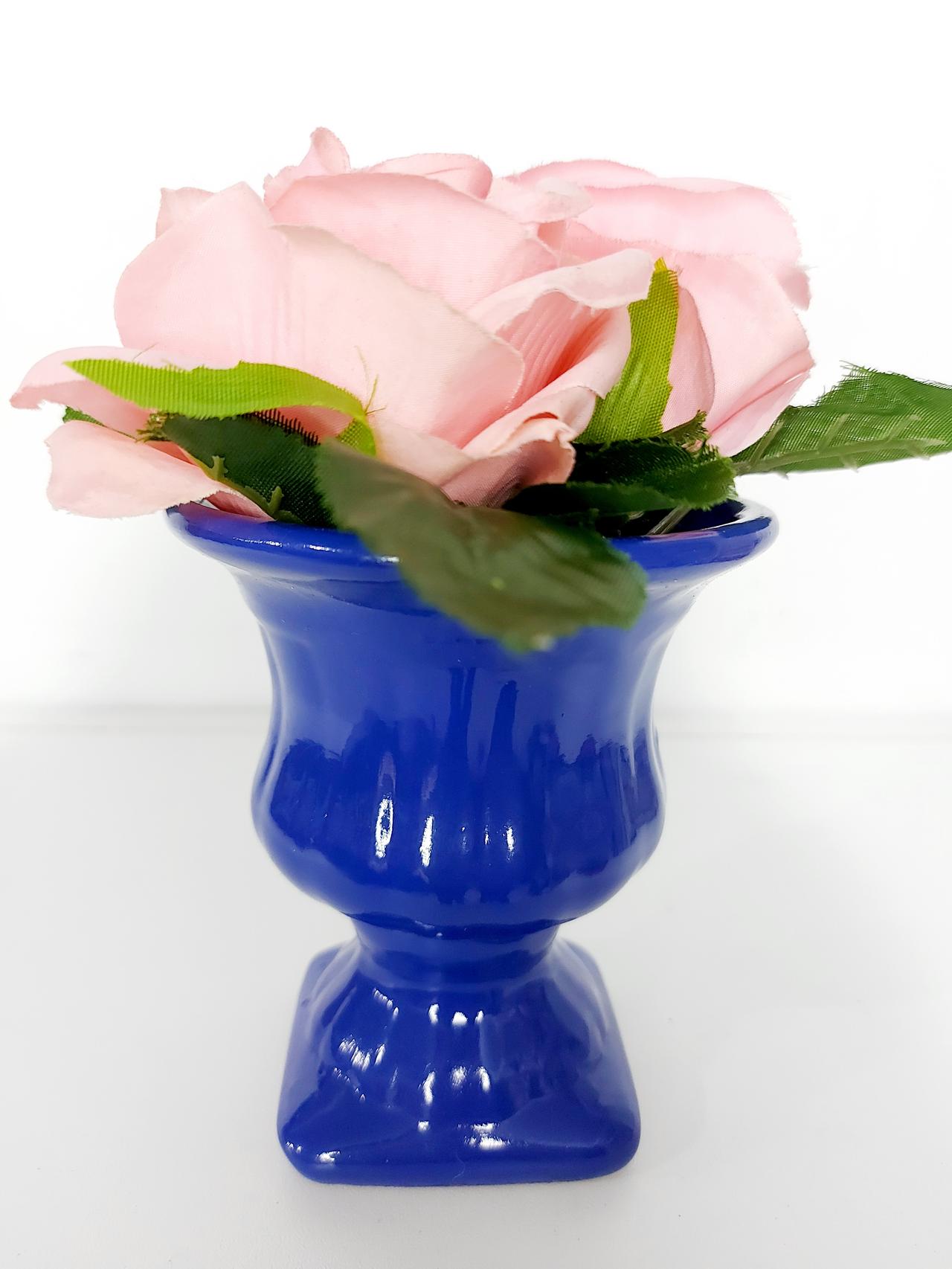 Vaso Greguinho Azul Bic - Pegue e Dekore