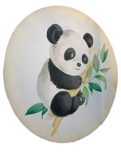 Painel Sublimado Panda  - Pegue e Dekore