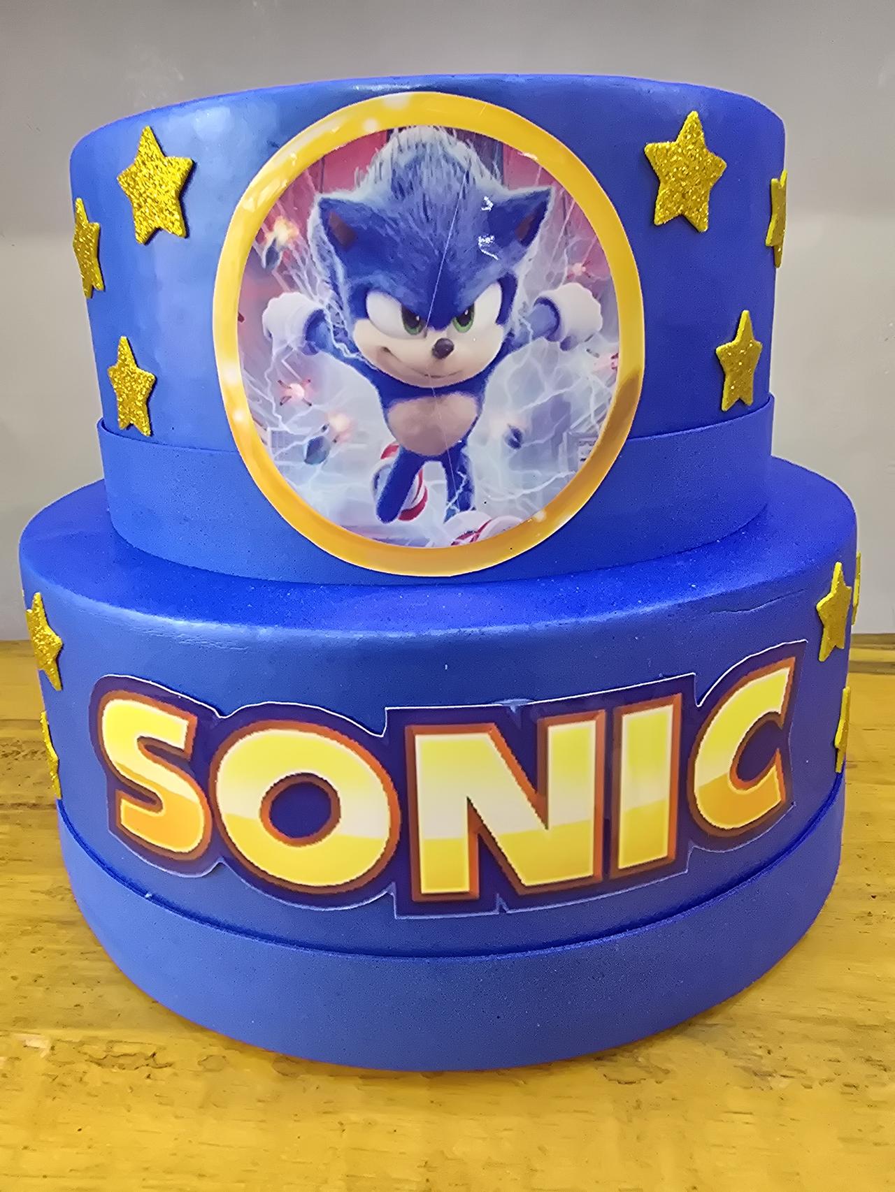 Bolo Fake Sonic - Pegue e Dekore