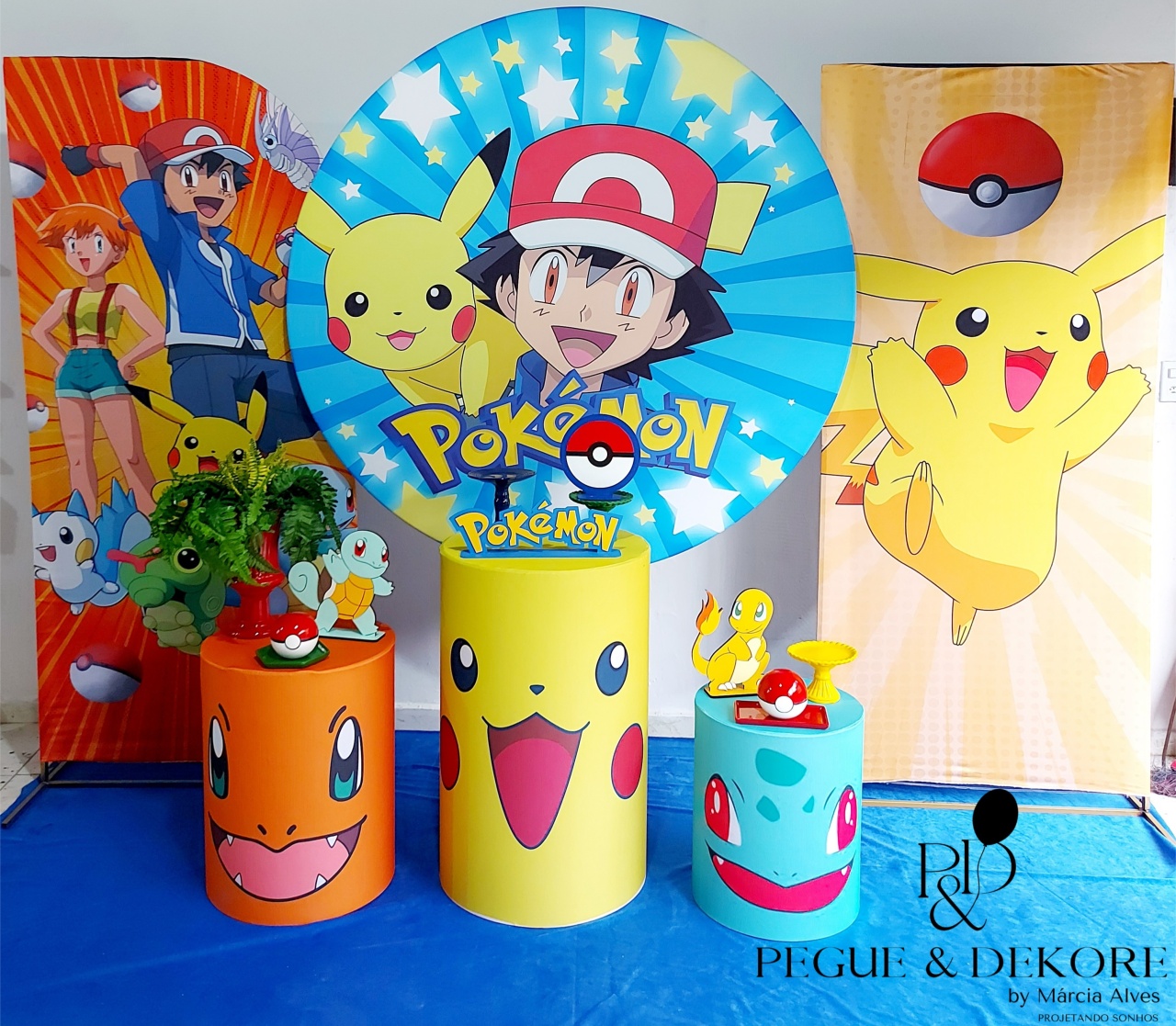 Kit Elegance Pokemon - Coleção:treinadores Em Ação - Pegue e Dekore