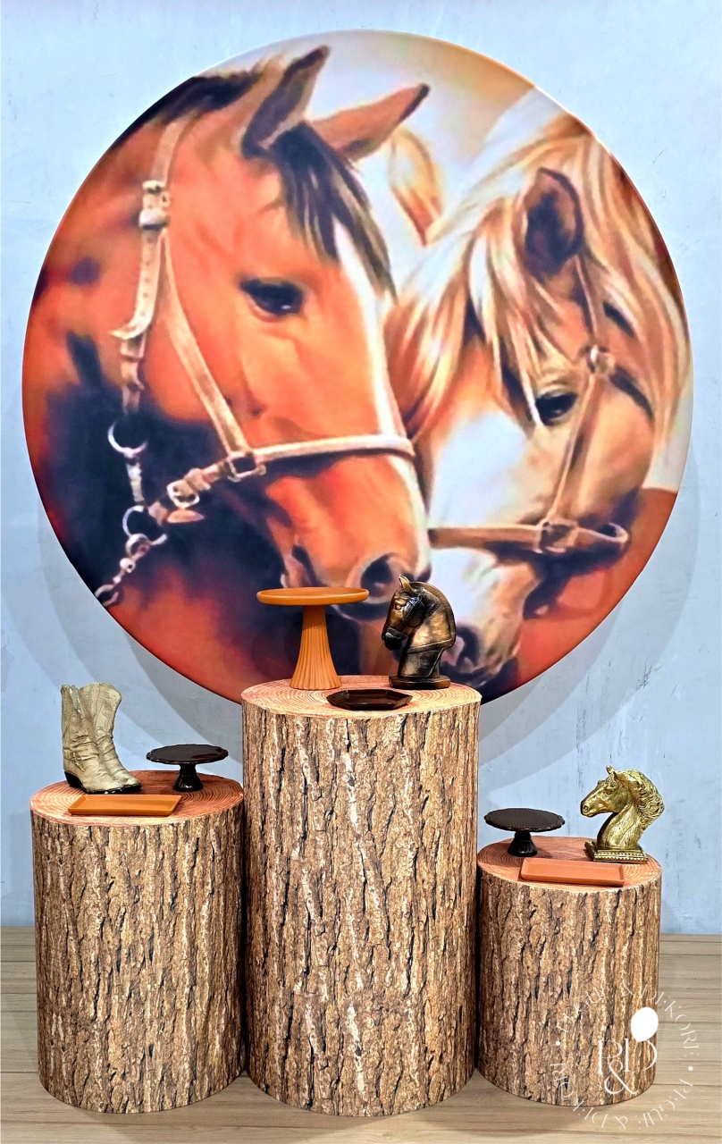 Kit Essencial Cavalos - Coleção:haras - Pegue e Dekore
