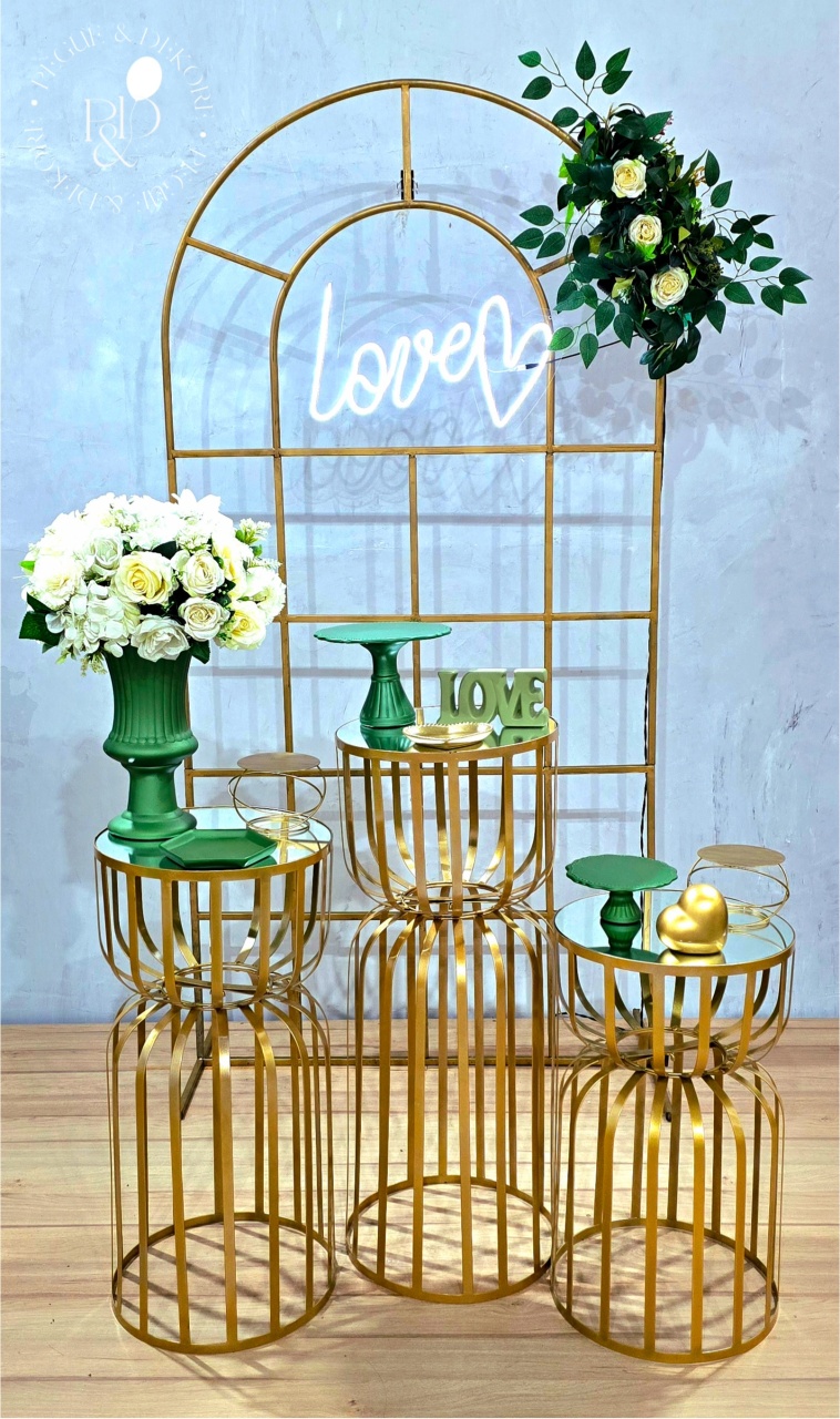 Kit Elegance Love Janela Com Verde - Coleção:amor - Pegue e Dekore