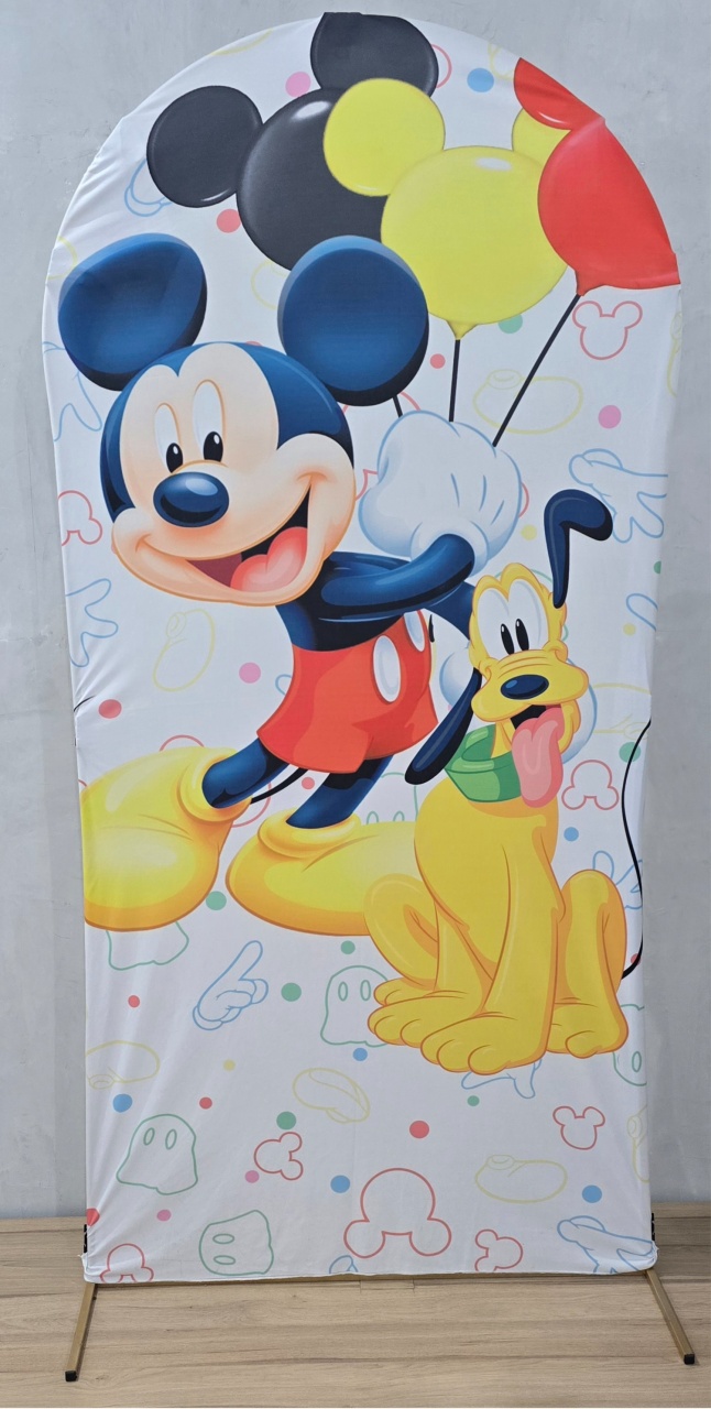 Capa Lateral Sublimada Mickey - Pegue e Dekore