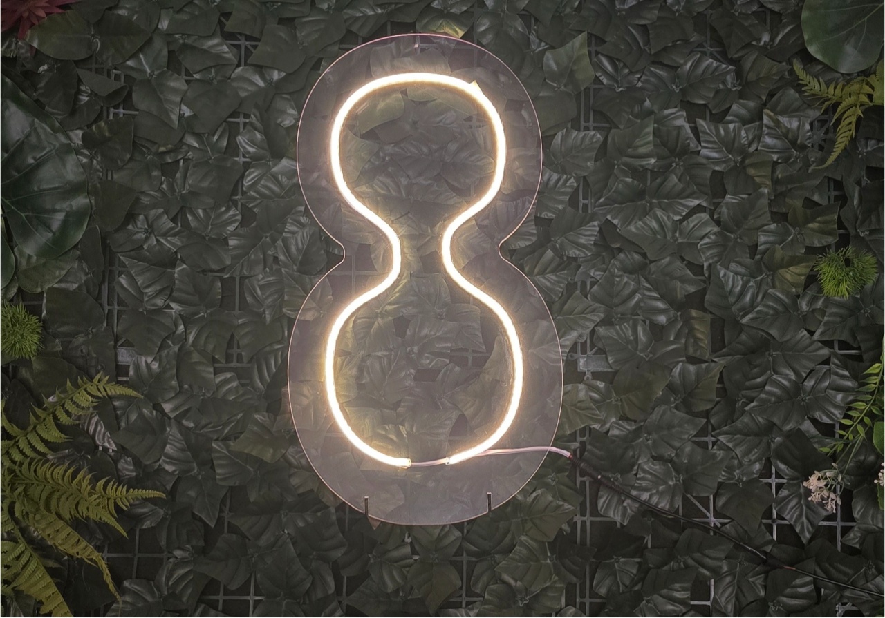 Led Neon 8 (Oito) - Pegue e Dekore