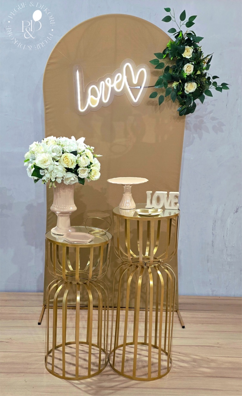 Kit Elegance Love Bege Com Amarula Coleção:amor - Pegue e Dekore