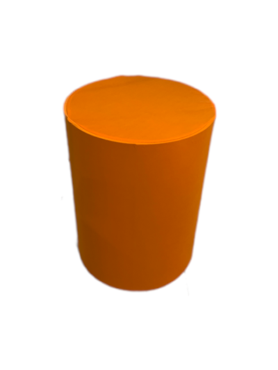 Capa de Cilindros Liso Laranja M - Pegue e Dekore