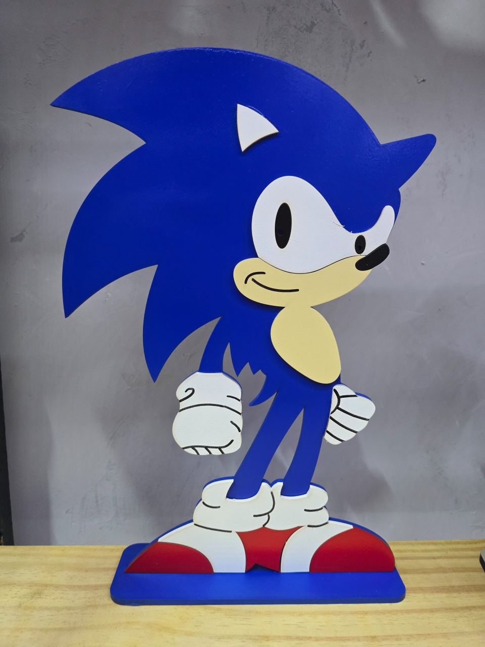Display 3D Sonic - Pegue e Dekore