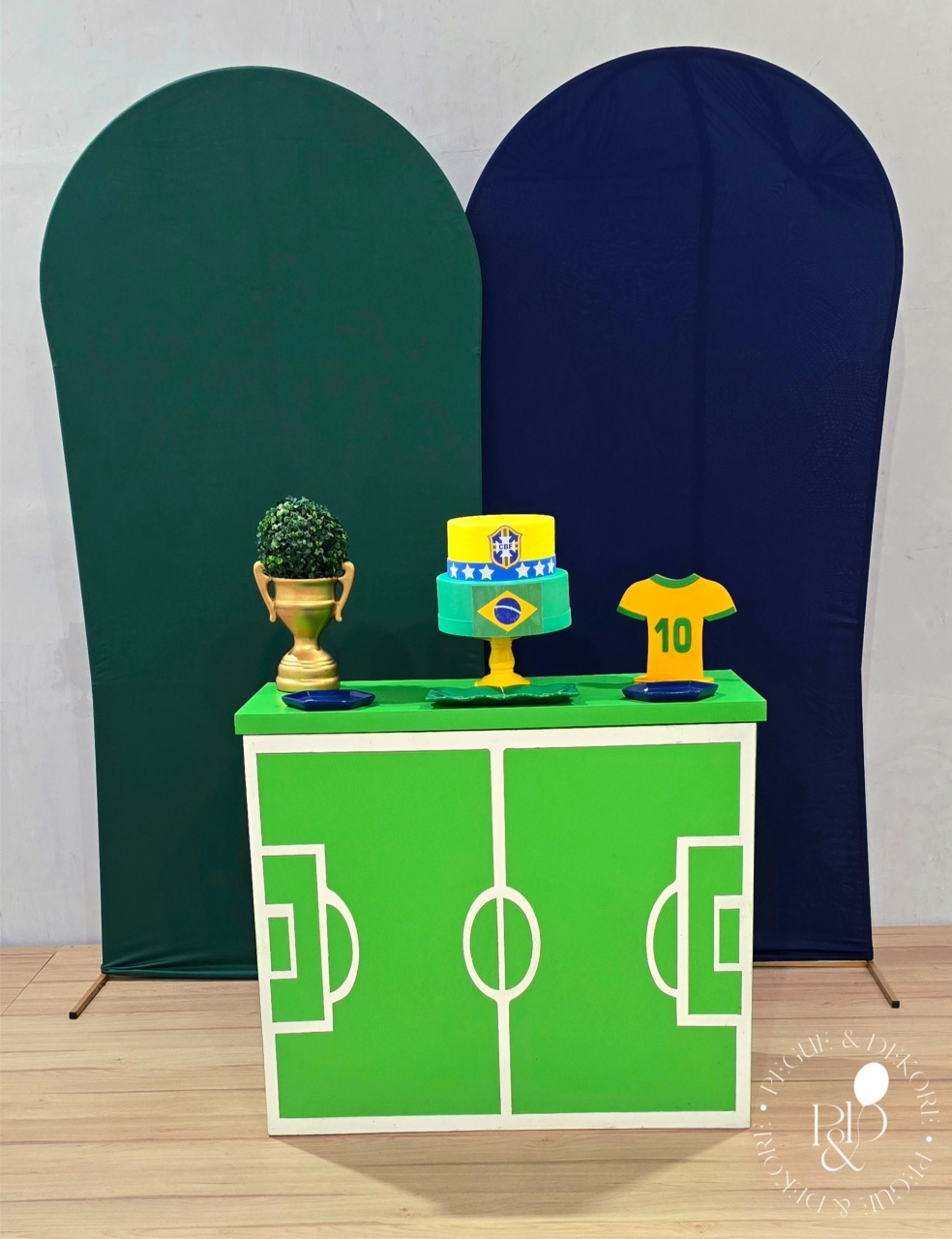 Kit Elegance Copa Brasil 5 - Coleção:futebol - Pegue e Dekore