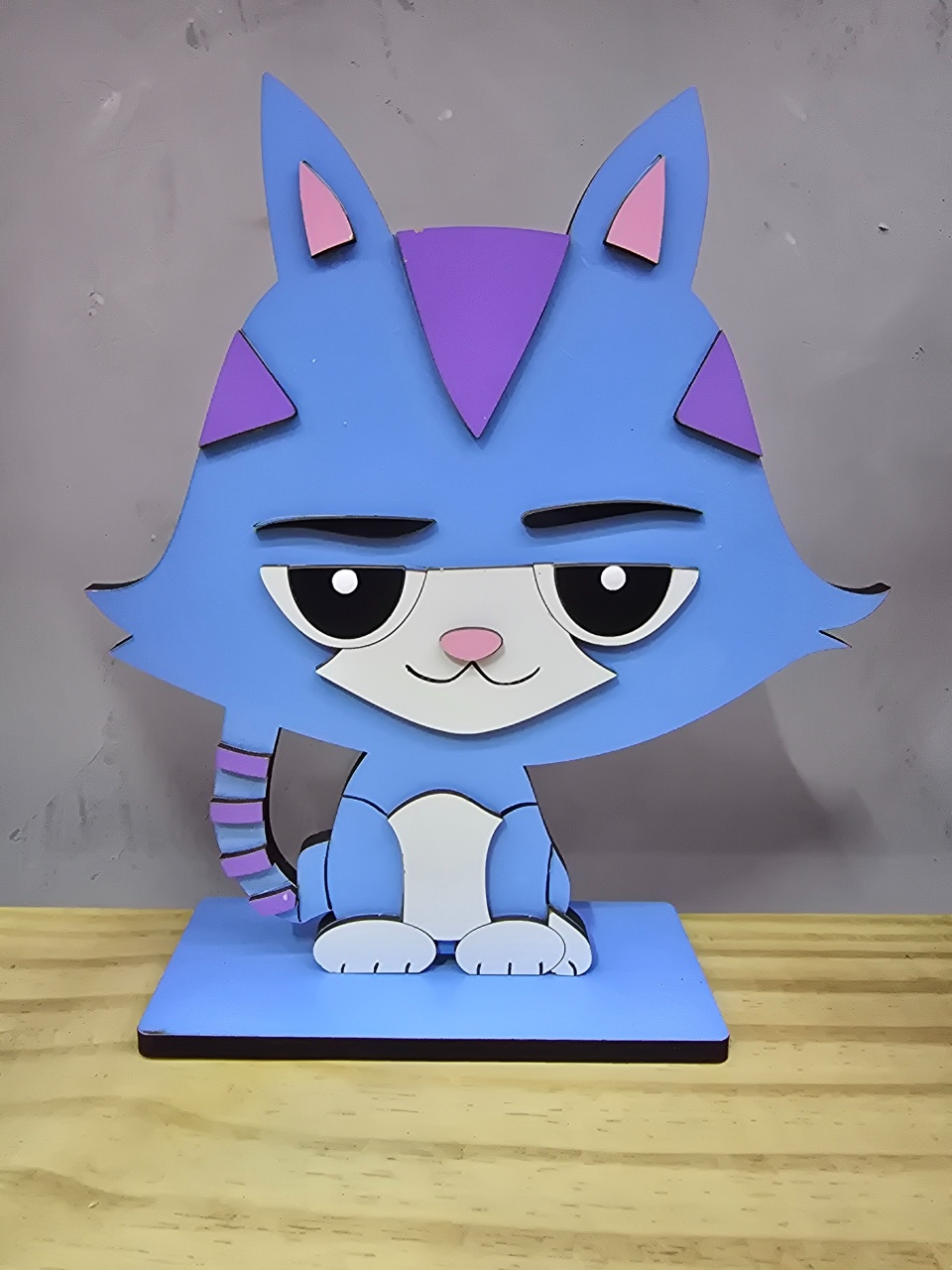 Display 3D Personagem Gatuno/ Gabby - Pegue e Dekore
