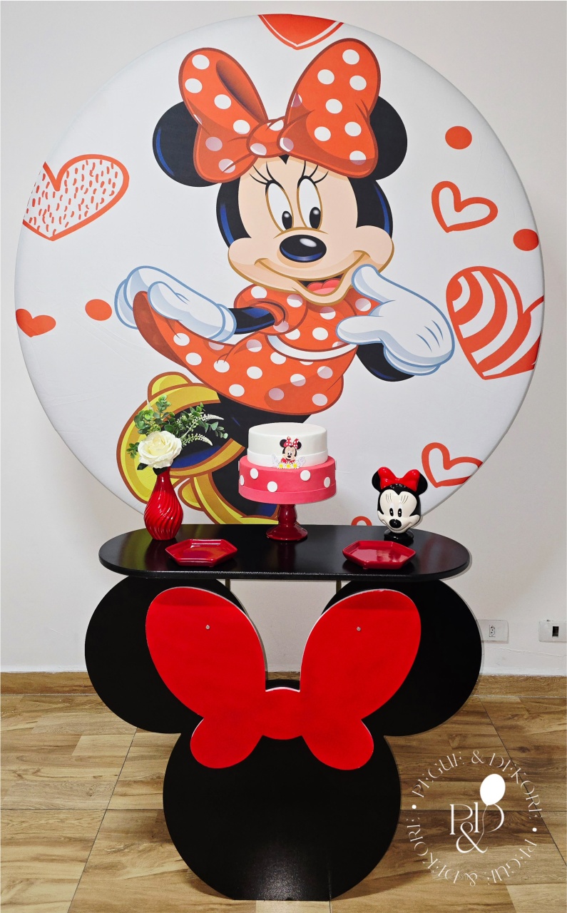 Kit Essencial Minnei Vermelho (K8176) - Coleção: Disney - Pegue e Dekore