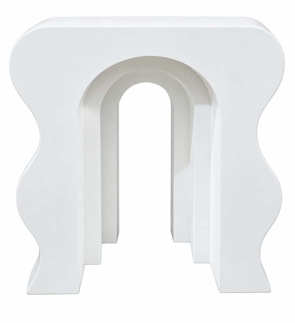 Mesa 3D Orgânica Branca - Pegue e Dekore