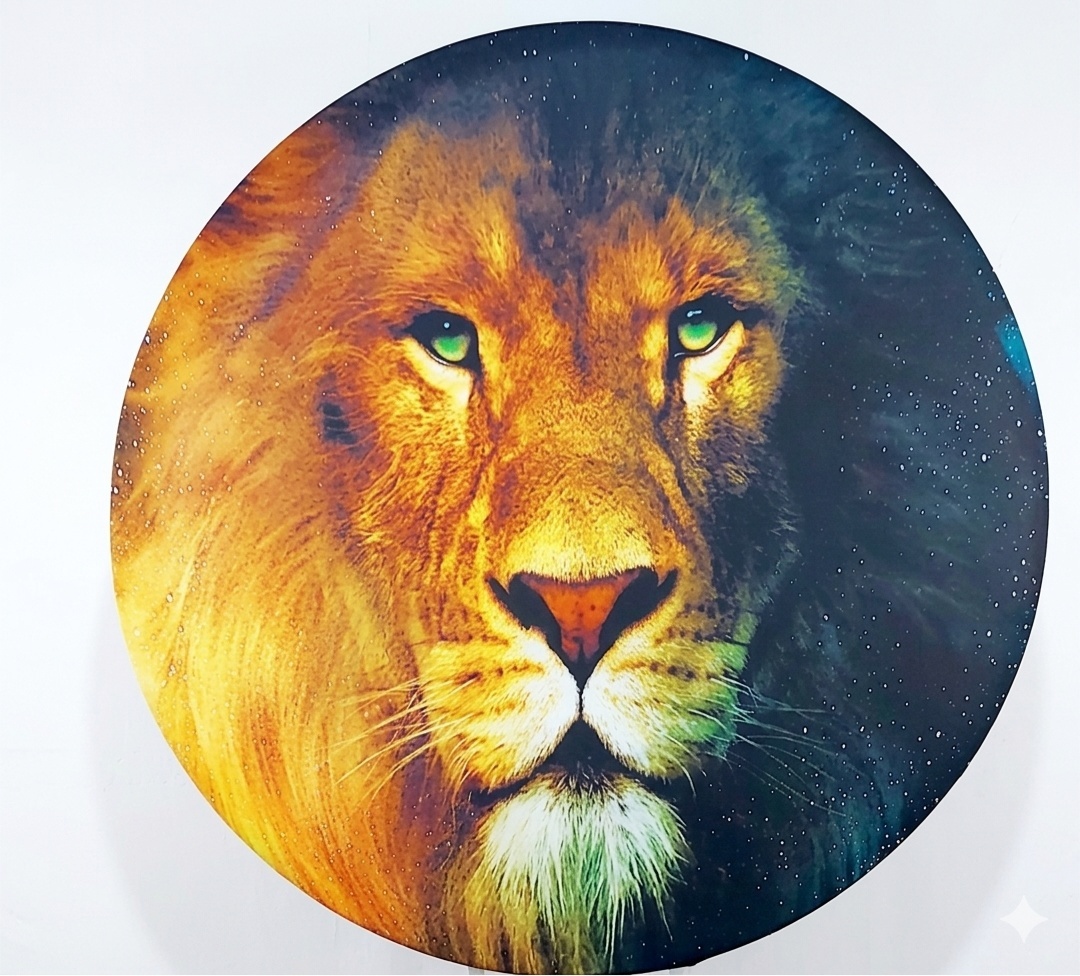 Painel Sublimado Leão de Juda - Pegue e Dekore