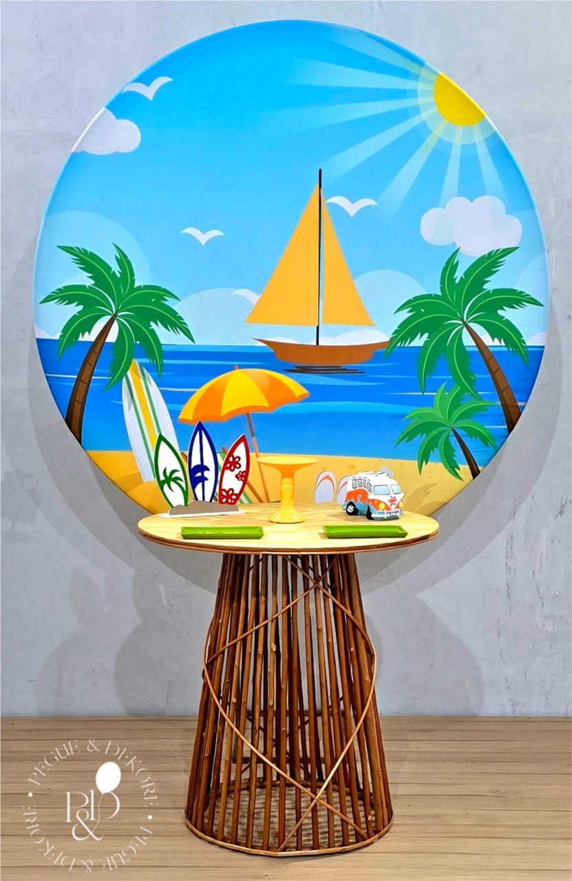 Kit Essencial Praia (K2799) - Coleção: Praia & Diversão - Pegue e Dekore