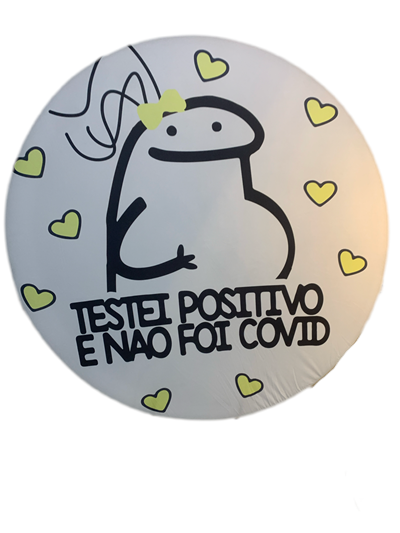 Painel Sublimado Flork Grávida - Pegue e Dekore