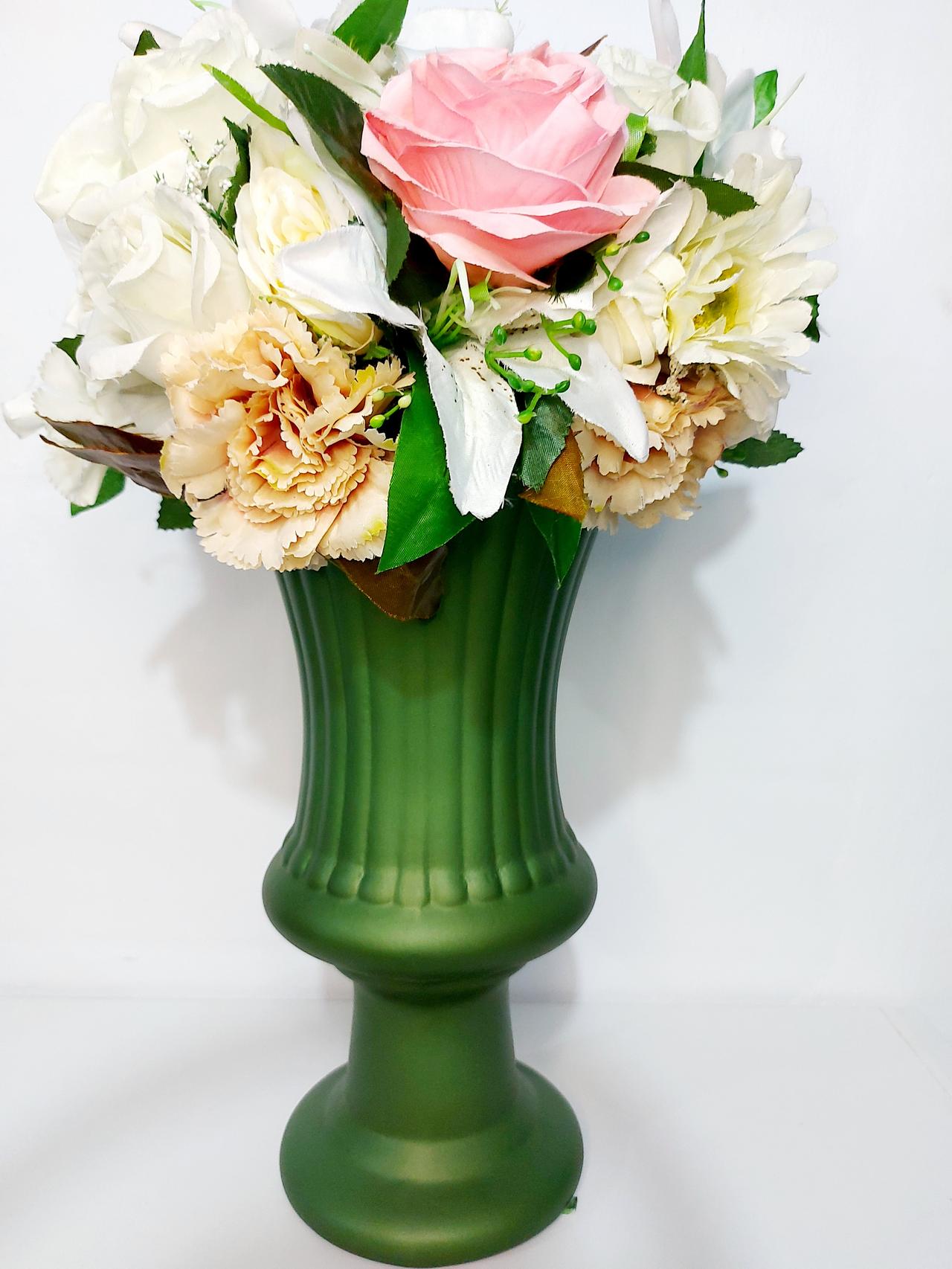 Vaso Charme  Verde Fosco G - Pegue e Dekore