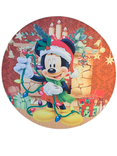 Painel Sublimado Mickey Natal - Pegue e Dekore