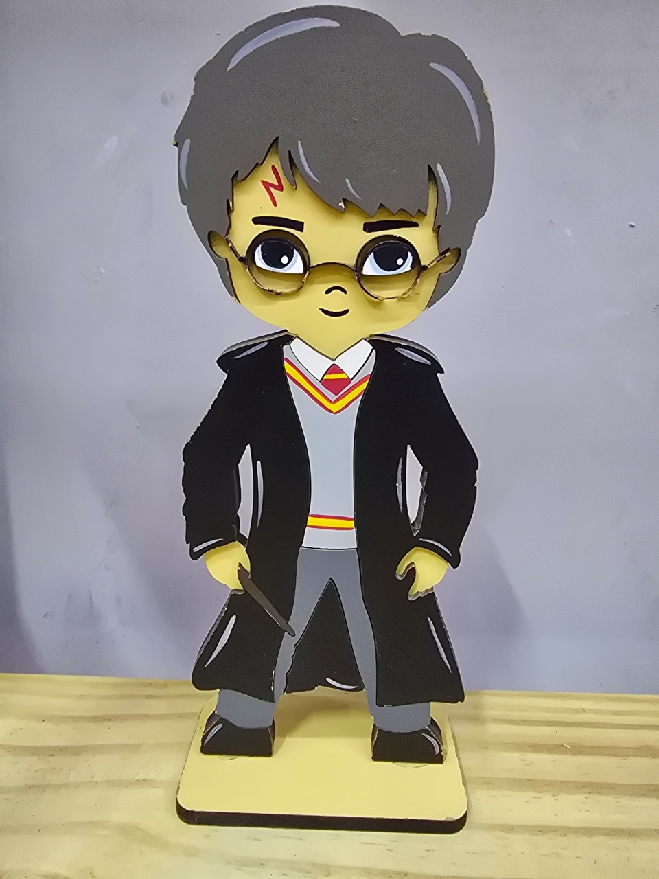 Display 3D Personagem Harry Potter - Pegue e Dekore