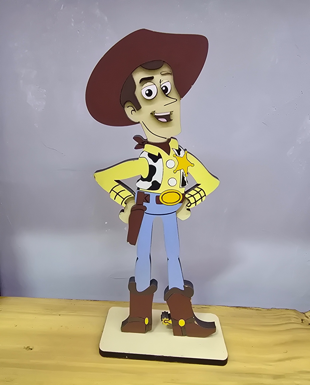Display 3D Toy Story Woody - Pegue e Dekore