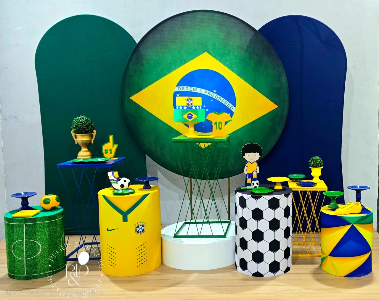 Kit Signature Copa Brasil 2 - Coleção:futebol - Pegue e Dekore