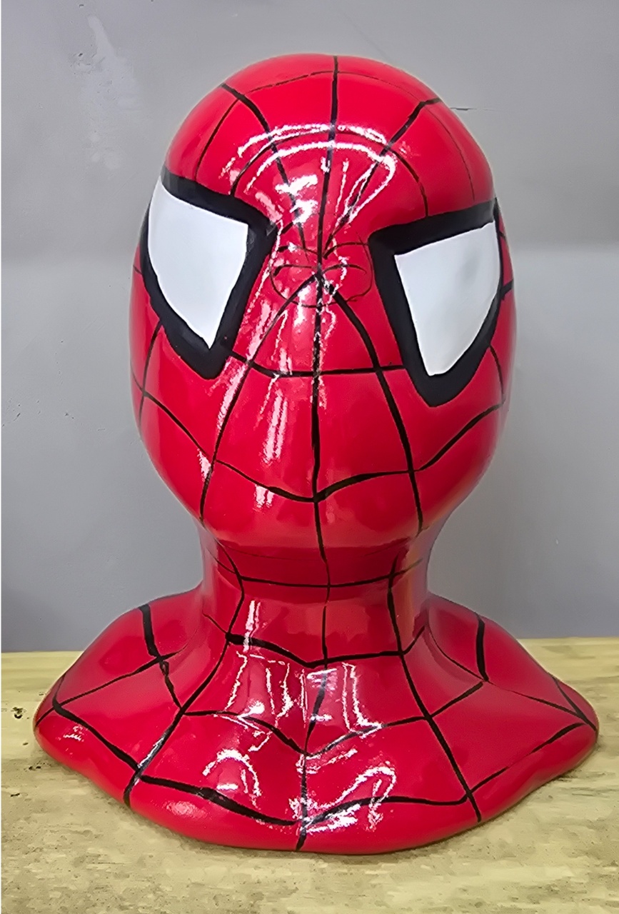 Cabeça Homem Aranha - Pegue e Dekore