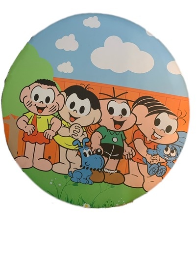 Painel Sublimado Turma da Mônica - Pegue e Dekore