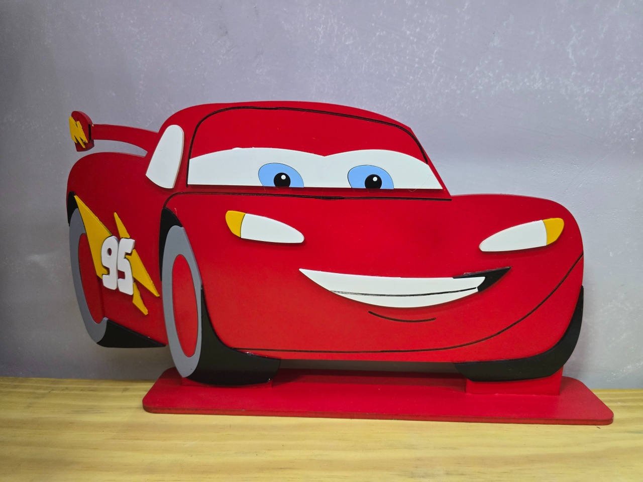 Display 3D Carros Disney  - Pegue e Dekore