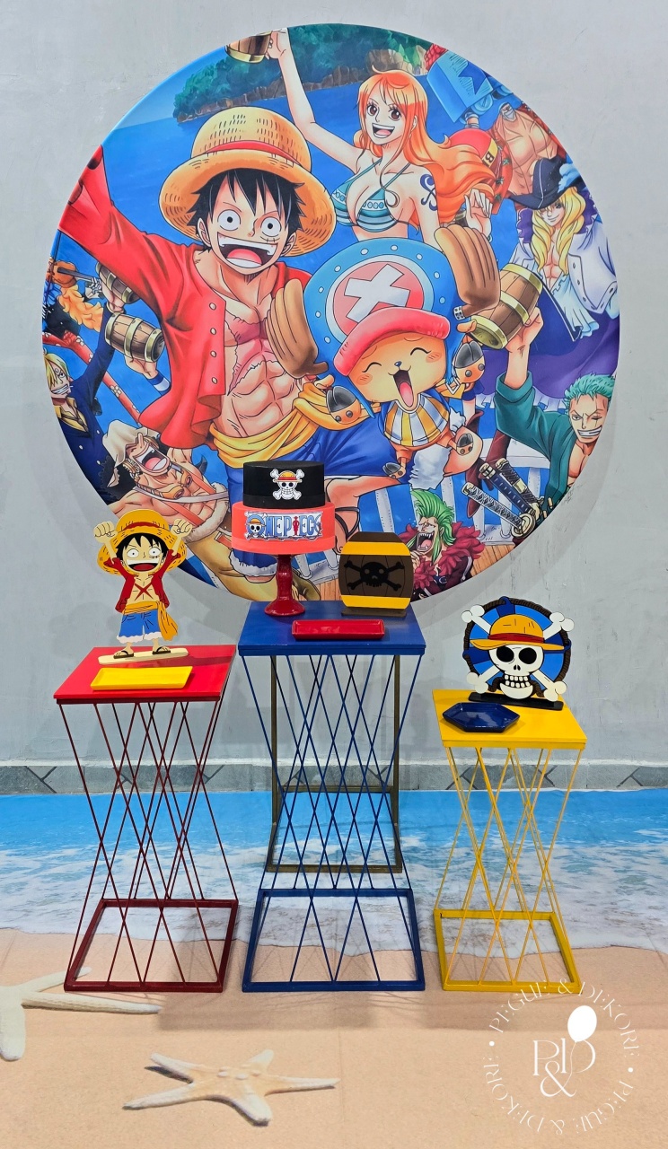Kit Essencial One Piece - Coleção: Aventuras Do Mar - Pegue e Dekore