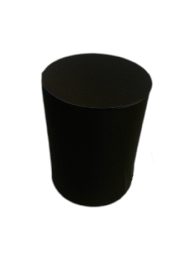 Capa de Cilindros Liso Preto M - Pegue e Dekore